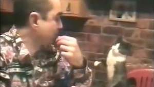 Mężczyzna jest głuchy, a to w jaki sposób jego kot się z nim komunikuje całkowic
