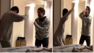 Wzruszające nagranie na którym tata tańczy z autystycznym synem poruszyło już mi